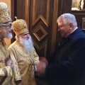 Monseigneur Jean a accueilli à la cathédrale Son Eminence le Métropolite Vincent de Tachkent et d’Ouzbékistan